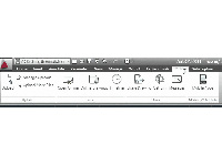 Вкладка расширения, включающая инструменты работы с Online-версией AutoCAD WS