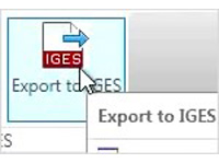 Поддержка экспорта и импорта файлов в формате IGES
