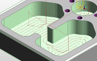 Edgecam 2011 R2 Цикл обработки плоскостей (Flat Land  Finishing) &ndash; возможна отмена чистового прохода