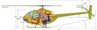 Плоская компоновка вертолета Ми-60 МАИ с двигателями Rotax 914