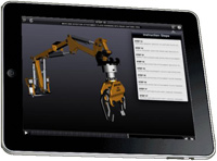 Autodesk Inventor Publisher 2012 поддерживает мобильные устройства iPad, iPod, iPhone