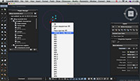 Работа с динамическим блоком в AutoCAD 2015 for Mac