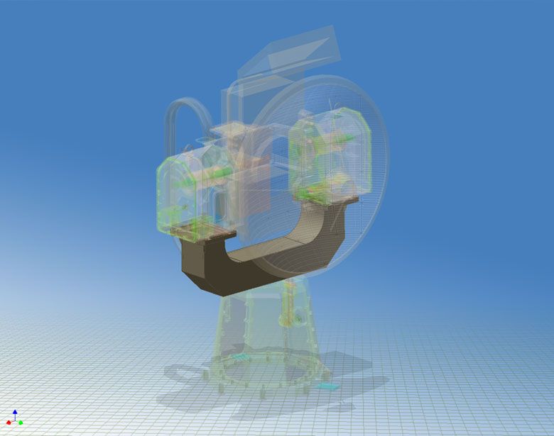 Проект пользователя Autodesk Inventor Series. Опорно-поворотное устройство