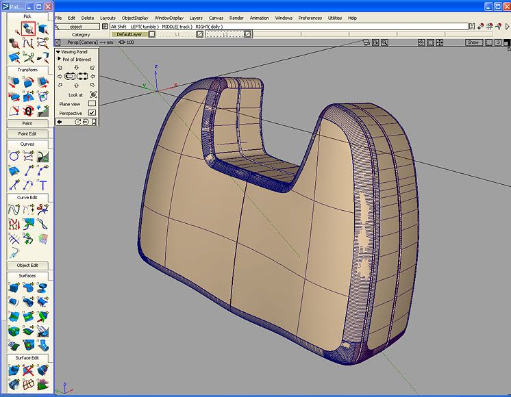 Autodesk Alias Studio. Создание модели пассажирского авиационного кресла повышенной комфортности