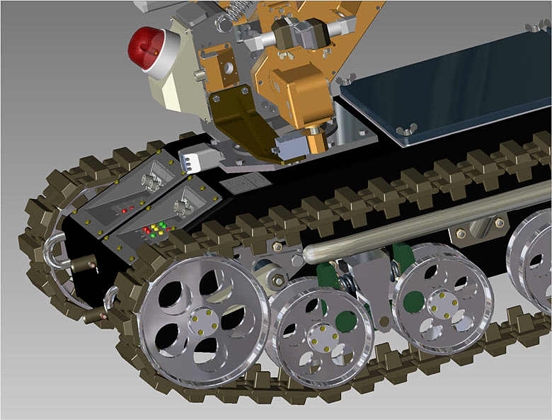 Общий вид мобильного робота ВАРАН (слайды получены из Autodesk DWF-Viewer)