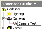 Inventor Studio - Анимация камеры