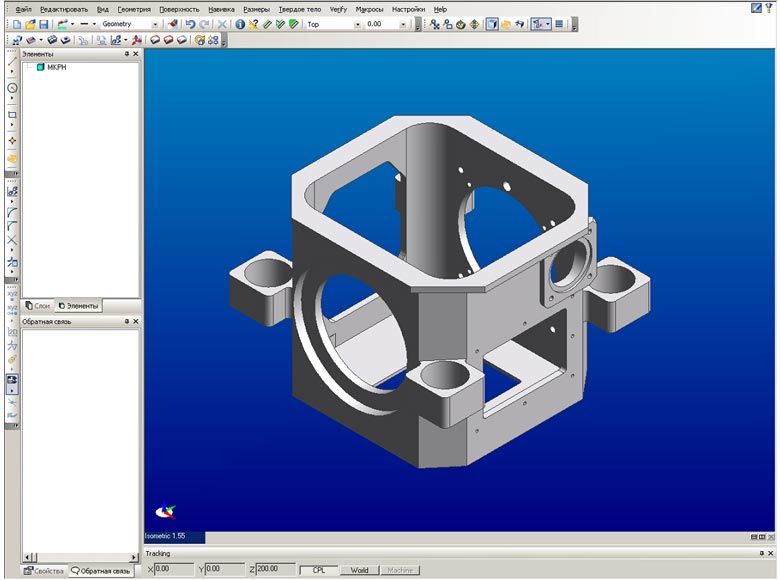 Использование в качестве заготовки 3D модели созданной в Autodesk Inventor