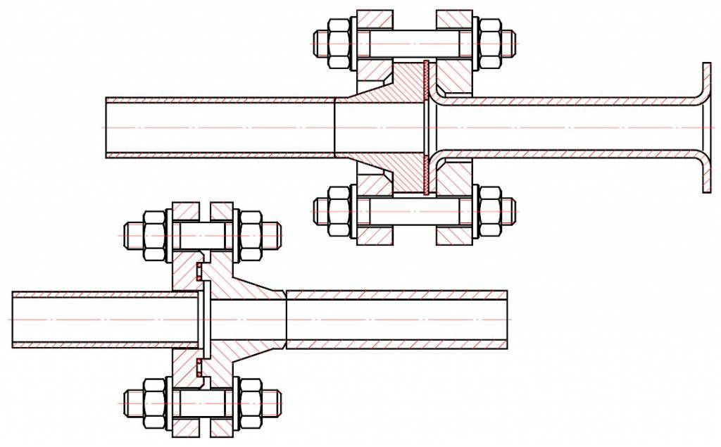 MechaniCS - Фланцевые соединения 2D
